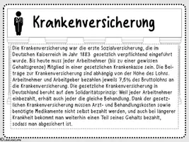 Vorschau - Stationenlernen - 5 Säulen der Sozialversicherung Arbeitskartei - Seite 2