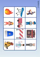 Vorschau - Arbeitsblätter - Wortschatz Bingo - Feuerwehr (Klasse 1 und 2) - Seite 3