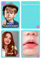 Aperçu - Cartes / Images - Flashcards parties du corps avec de vraies images en ANGLAIS - Body Flashcards with real pictures! - Page 2