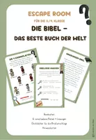 Vorschau - Spiele - Escape Room zur Einheit "Die Bibel - das beste Buch der Welt" - Deckblatt