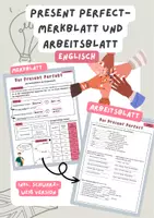 Vorschau - Arbeitsblätter - Present Perfect Merkblatt und AB | Englisch Zeitformen - Deckblatt