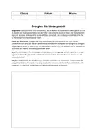 Vorschau - Arbeitsblätter - Georgien - Deckblatt
