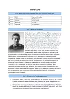 Vorschau - Arbeitsblätter - Marie Curie – NO PREP Worksheet for English Class - Seite 1
