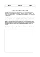 Vorschau - Arbeitsblätter - Turkmenistan - Deckblatt