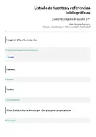 Vista previa - Hojas de trabajo - Cuaderno completo de español 1/9. - página 1