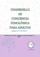 Vista previa - Hojas de trabajo - Cuadernillo de Conciencia fonológica para ADULTOS - Portada