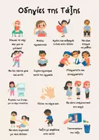 Προεπισκόπηση - Αφίσες - Classroom Rules Poster - Εξώφυλλο