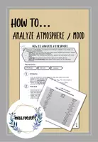 Vorschau - Merkblätter - How to analyze atmosphere - Atmosphärenanalyse im Englischunterricht - Deckblatt