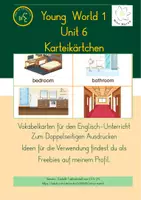 Vorschau - Spiele - Materialpaket Englisch Young World 1 Bildkarteikarten - Seite 1