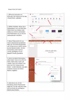 Vorschau - Merkblätter - Anleitung für erste Schritte mit Powerpoint (Office365) - Seite 1