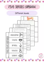 Vista previa - Hojas de trabajo - HUMAN BODY LAPBOOK PACK - 8 SCIENCE LAPBOOKS - página 1