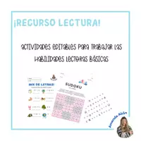 Vista previa - Hojas de trabajo - HABILIDADES LECTORAS BÁSICAS - Portada
