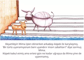 Vorschau - Stationenlernen - Esegin Uykusu Var /Kamishibai Türkisch/Deutsch/DaF - Seite 3