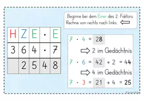 Vorschau - Poster - Merkplakat Schriftliche Multiplikation - Seite 3
