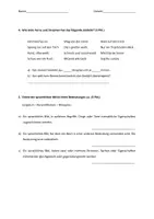 Vorschau - Arbeitsblätter - Klassenarbeit zum Thema „Gedichte“ - Seite 1