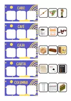 Vista previa - Juegos / Gamificación - Palabras polisémicas Juego para asociar palabras e imágenes - página 3