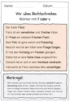 Vorschau - Arbeitsblätter - Rechtschreibung / LERNWÖRTER f oder v / Stationenlernen - Seite 3