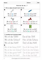 Vorschau - Arbeitsblätter - DaZ Sparpaket. Funktionswörter verstehen, AB & Poster - Seite 2