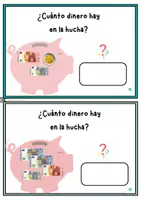 Vista previa - Hojas de trabajo - ¿Cuánto dinero hay en la hucha? - página 2