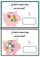 Vista previa - Hojas de trabajo - ¿Cuánto dinero hay en la hucha? - página 3