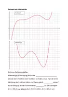 Vorschau - Arbeitsblätter - Nachweis von Extremstellen - Deckblatt