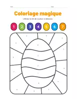 Aperçu - Préparation de séance / Séance complète - Coloriages magiques Pâques +4 fiches d'activités - Page 2
