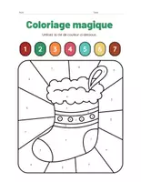 Aperçu - Préparation de séance / Séance complète - Coloriages magiques Noël +4 fiches d'activités - Page 3