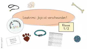 Vorschau - Stundenentwürfe - Lesekrimi/ Escape Room: Jojo ist verschwunden! - Seite 1