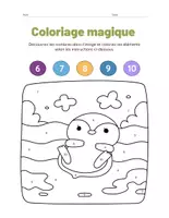 Aperçu - Préparation de séance / Séance complète - Coloriages magiques Animaux +28 fiches d'activités - Page de couverture
