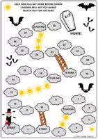 Aperçu - Apprentissages en autonomie - Snakes and ladders vampires edition - Page de couverture