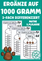 Vorschau - Arbeitsblätter - Materialpaket Hunde Gewicht Gramm Kilogramm Stationen Mathe - Seite 1