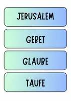 Vorschau - Poster - Tafelkarten - Begriffe - Christi Himmelfahrt und Pfingsten für Tafelbilder (Klasse 5-8) - Seite 2