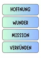 Vorschau - Poster - Tafelkarten - Begriffe - Christi Himmelfahrt und Pfingsten für Tafelbilder (Klasse 5-8) - Seite 3