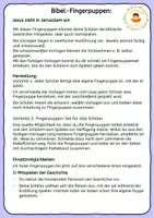 Vorschau - Arbeitsblätter - Fingerpuppen zu biblischen Geschichten - Bibel - Materialpaket - Seite 2