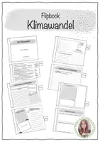 Vorschau - Stundenentwürfe - Geografie - Flipbook "Klimawandel" (Kl. 7 -9) - Deckblatt