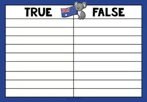 Vista previa - Refuerzo / NEE / Materiales de apoyo - AUSTRALIA - Matching Game (Facts) - página 1