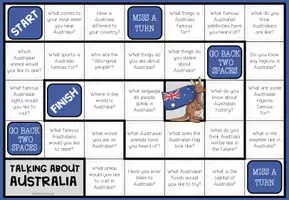 Vista previa - Juegos / Gamificación - AUSTRALIA - Conversation Board Game - página 1