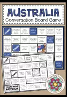 Vista previa - Juegos / Gamificación - AUSTRALIA - Conversation Board Game - Portada