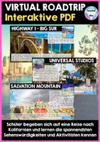Vorschau - Unterrichtsreihen - Virtual Roadtrip California - 20 Sights & Activities + Vocabulary | Holiday Activity - Seite 3