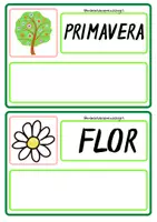 Vista previa - Unidades / Secuencias / Situaciones de Aprendizaje - TARJETAS VOCABULARIO PRIMAVERA - página 2