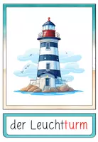 Vorschau - Spiele - Ab an die Ostsee - Bildkarten - Wortspeicher - Lesespiel - Seite 1