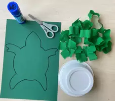 Vorschau - Mal- und Bastelvorlagen - Schildkröte - Werken und Gestalten - Seite 2