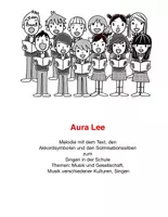 Vorschau - Anderer Materialtyp - Aura Lee 1 bis 3-stimmig zum Singen und Musizieren - Deckblatt