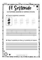 Vista previa - Hojas de trabajo - 60+ Hojas de Teoría Musical | Armaduras y Alteraciones - página 3