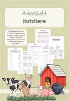 Vorschau - Arbeitsblätter - Arbeitsheft Nutztiere (Grundschule) - Deckblatt