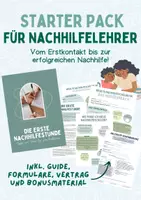 Vorschau - Merkblätter - Starter Pack für Nachhilfelehrer - Deckblatt