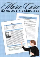 Aperçu - Matériel pour travaux manuels / dessin - Handout + Exercises: Marie Curie - Page de couverture