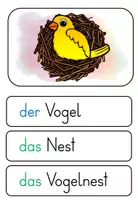 Vorschau - Arbeitsblätter - Kartei: Zusammengesetzte Nomen - Wortarten - Freiarbeits- und Übungsmaterial - Seite 3