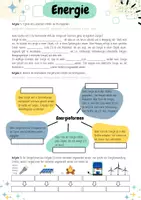 Vorschau - Arbeitsblätter - Energie Energieformen Energieübertragungskette mit Lösung - Seite 1