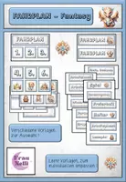 Vorschau - Präsentationen/Tafelbilder - Fahrplan Stundentransparenz Tafelbild Stundenablauf Fantasy - Deckblatt